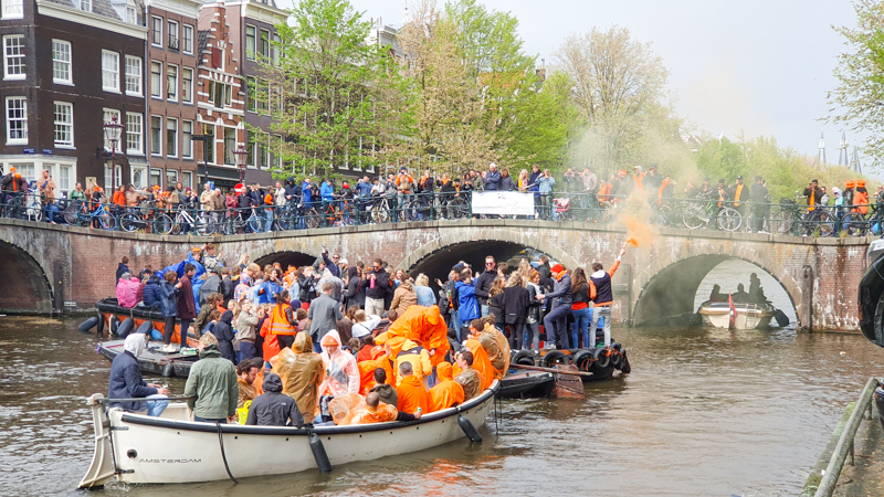 Kings Day in Amsterdam 2019