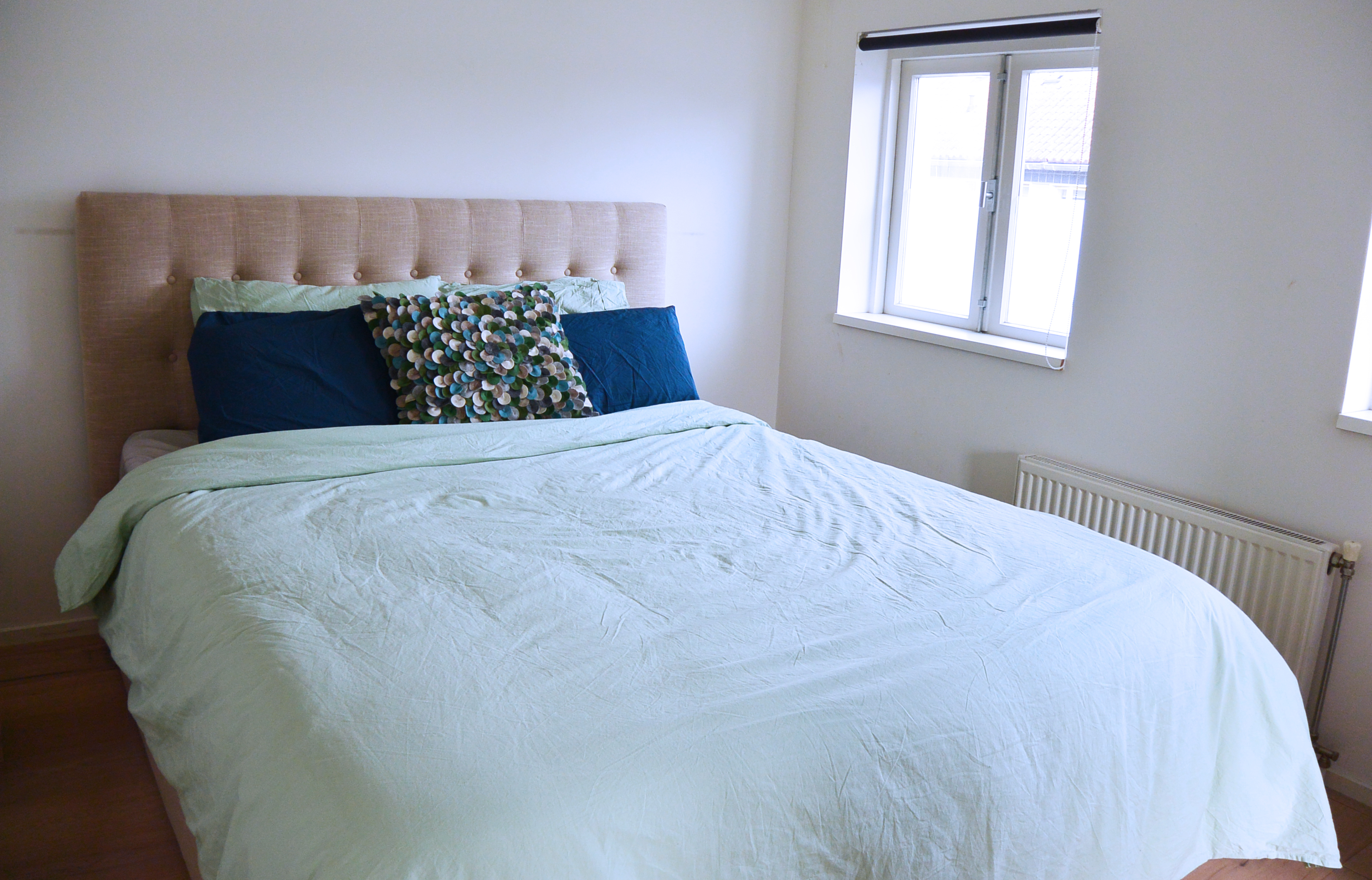 bed in the new house