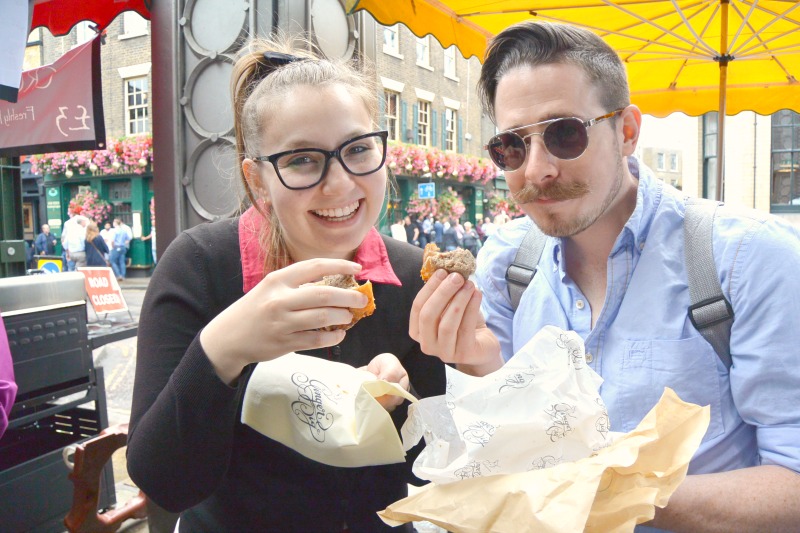 Sausage roll in London Secret Food Tours