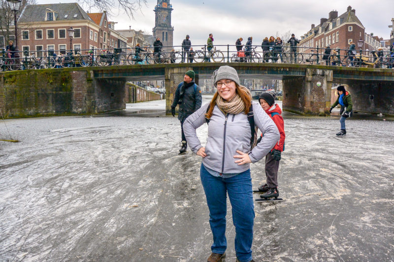 Jess on the Amsterdam Canals