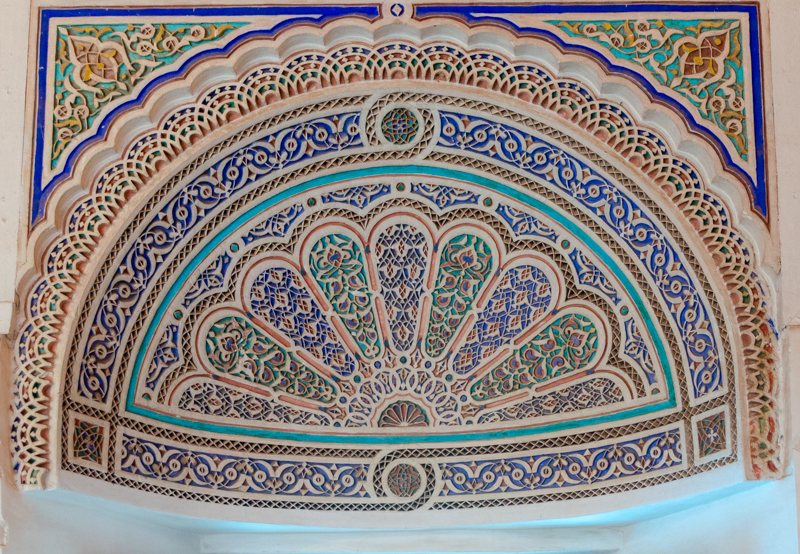 Marrakech palace ceiling