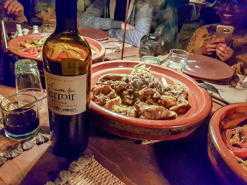 Dinner at Terre des Etoiles