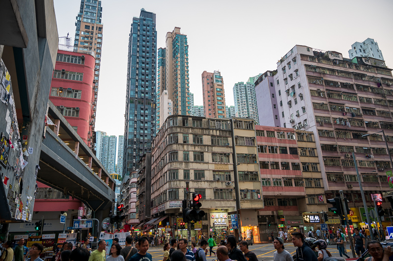 Hong Kong just before sunset